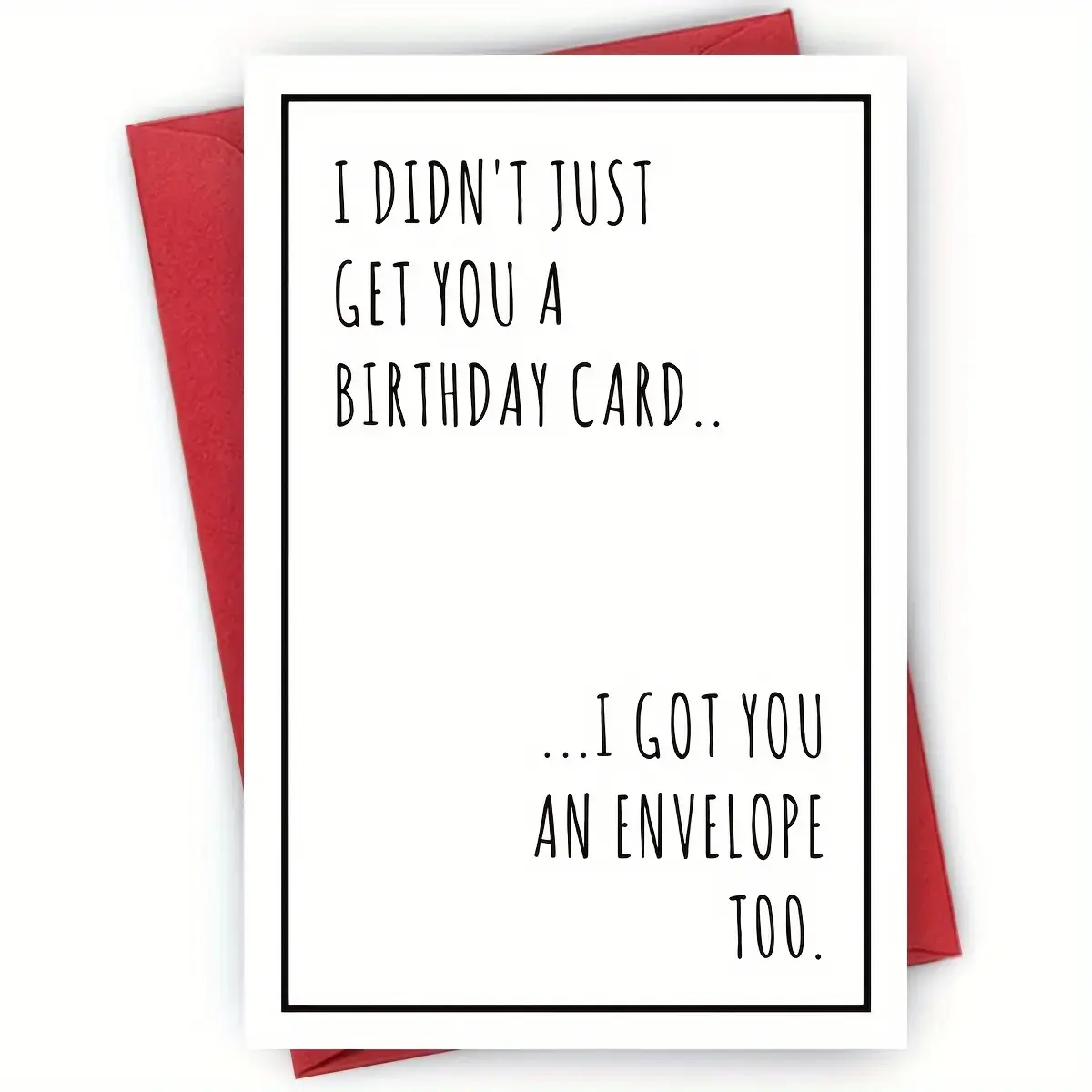 1pc Humorous Greeting Card with Clever Sayings and an Envelope, Suitable for Any Recipient - a Versatile Card for Occasions Like Birthdays, Thanksgiving, Christmas, Halloween, And Congratulations