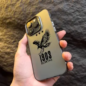 A Personalized Sticker Design Featuring The Beşiktaş Eagle Emblem, Trendy And Creative, Suitable for Iphone 16, 15, 14, 13, 12, 11, 7, 8, X, And XS. It Offers Dirt Resistance And Drop Protection, with a Stylish Appearance.