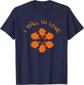 Fall In Love Autumn Happy Fall Leaves Harvest T-Shirt - Diegoort Shop 33B07W3JTBTM