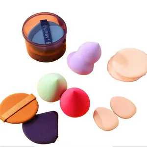 Makeup setting puffs for makeup, face bubble pads for loose powders and powders, makeup sponge powder applicators for face and eyes, perfect for creams, powders and liquids