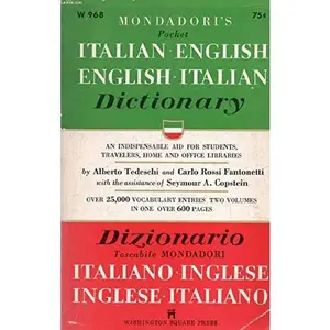 USED-Mondadori's Pocket Italian English English italian Dictionary - Dizionario Tascabile Mondadori Ingelese Italiano Italiano Inglese by Tedeschi, Alberto (Paperback)
