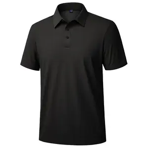 Alimens&Gentle Men's Pique Polo Shirt Dry Fit Golf Shirts Short Sleeve Moisture Wicking Slightly Stretchy Casual Business Wear