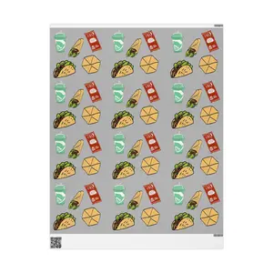 Taco-Themed Wrapping Paper, Fun Food Gift Wrap for Parties, Unique Birthday Wrap, Holiday Gift Wrapping, Taco Lover Supplies