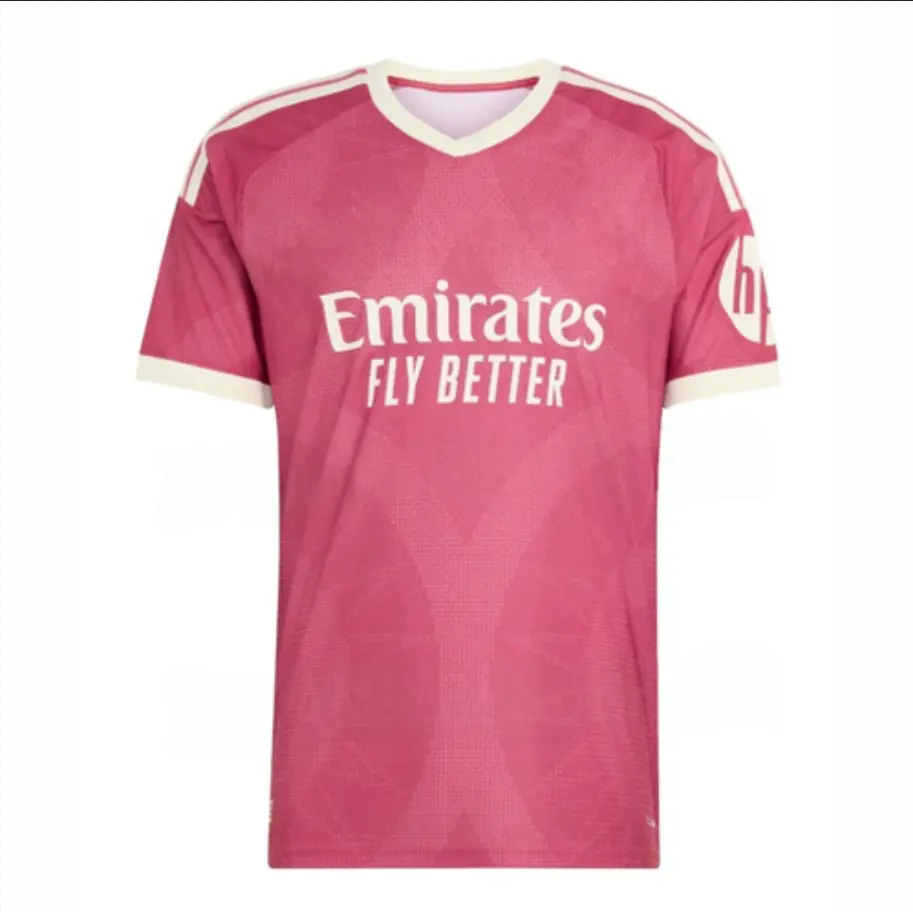 [FULL LOGO] - REAL 2026/27 Third Soccer Jersey | Unisex Magenta Football Shirt with Cream Accents - Personalized on Request