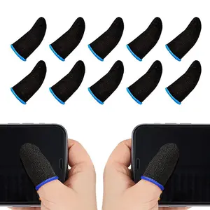 Superconducting Nanofibers Gaming Finger Sleeves (5 Pairs) – Anti-Sweat, Breathable Thumb Sleeves for Mobile Phone & Controller Touchscreen