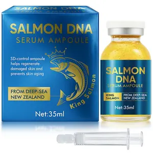 Salmon DNA Serum Ampoule – Deep-Sea New Zealand King Salmon Extract (PDRN) – Anti-Aging, Skin Repair, Brightening – SD-Control Ampoule for Regeneration & Firming – 35ml