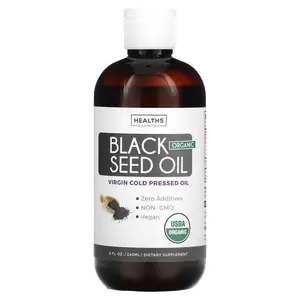 Healths Harmony Organic Black Seed Oil, 8 fl oz (240 ml)
