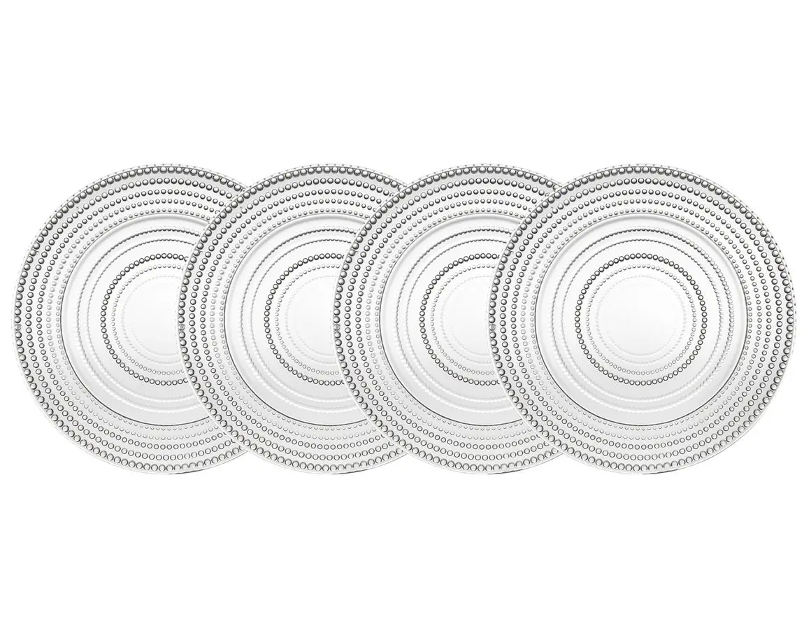 Godinger  10.5 in. Lumina Dinner Plates - Set of 4
