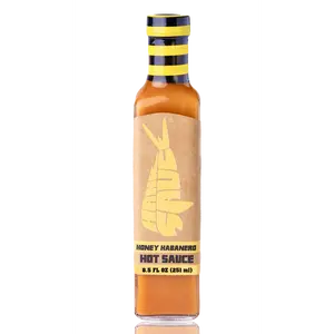 Hank Sauce HONEY HABANERO Hot Sauce with Fresh Habanero and Honey