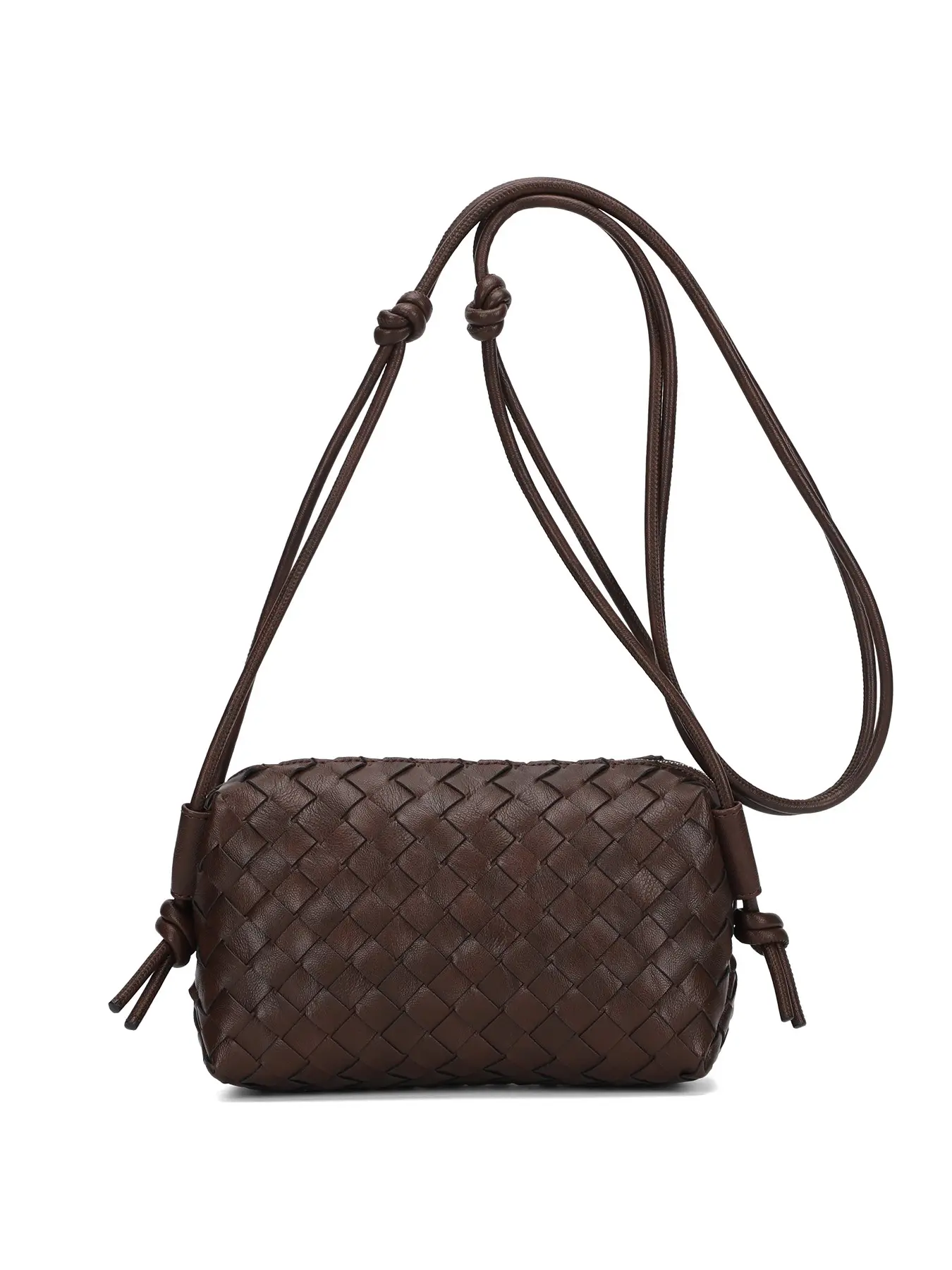 JACEESHLYN Woven Leather Crossbody Bag, Small Handbag, Mini Camera Shoulder Bag, Fashion Casual Style, All Seasons Use, Fashionable Crossbody Bag, Fashion Crossbody Bags