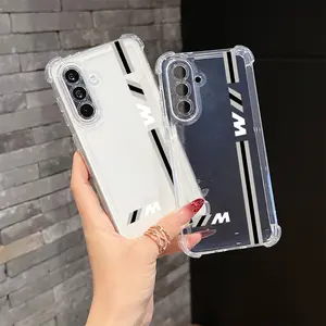 Stylish red and blue sports car BMW s- Phone Case Suitable for Samsung Galaxy S25 S24 A37 A57 A56 A26 A36 A17 A07 A55 A35 A06 A05 A14 A24 A34 A54 A16 A05S A25 A15 A04E A04 S23 S22 S21 S20 FE Ultra Plus Edge 4G 5G Anti Fall Transparent Soft Back Cover