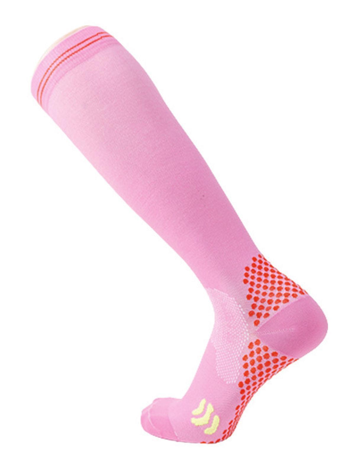 3 Pairs Over-the-Knee Compression Socks,Nylon Blend Moisture Wicking Breathable Day Lightweight, All Seasons, Unisex, Support Sock, Perfect for Christmas & Holiday Gifts