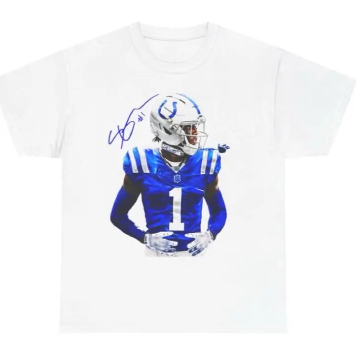 Sauce Gardner Colts Tee Menswear Top 100% Cotton Tshirt