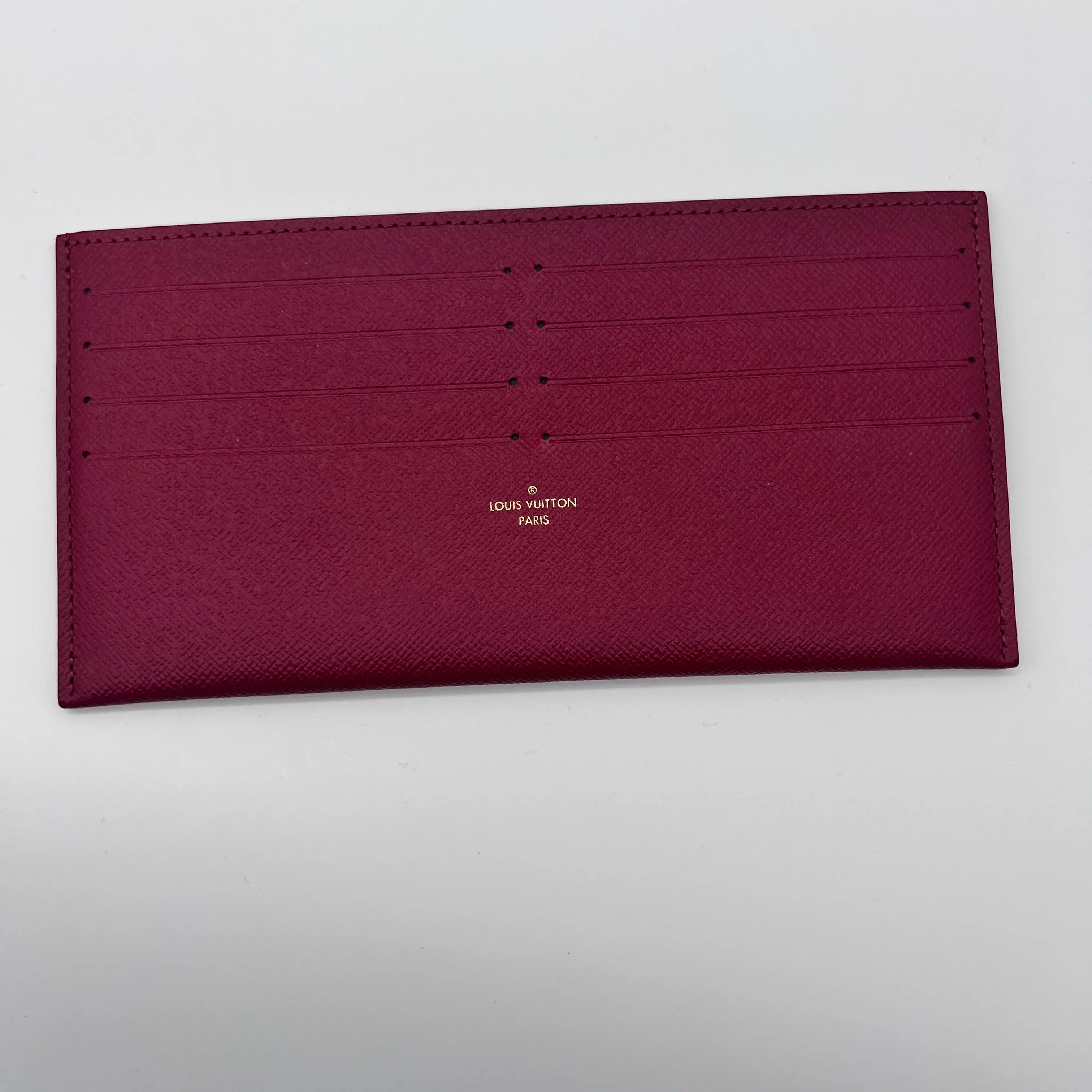 Pre-owned Louis Vuitton Coated Canvas Small Leather Goods Pochette Felecie Insert Card Slot Wallet