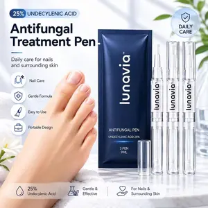 Lunavia 25% Maximum Strength Toe Nail Care Pen - Extra Strength Recovery Solution for Discolored, Thick, Damaged & Yellow Nails - Mess-Free Fast-Absorbing Portable Routine