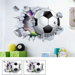 New Football Wall Sticker, Event Atmosphere Fan Support Window Decal, Versatile Soccer Stickers for Various Scenarios