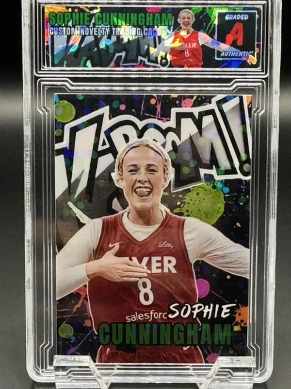 Razor Slabs CUSTOM Kaboom Novelty Trading Card Sophie Cunningham