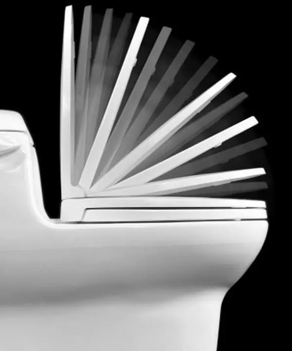 212 MAIN White Luxury Top-Mount Round Bowl Toilet Seat, Centoco 1400SC-001 Model, with Safety Feature and Slow-Close Function