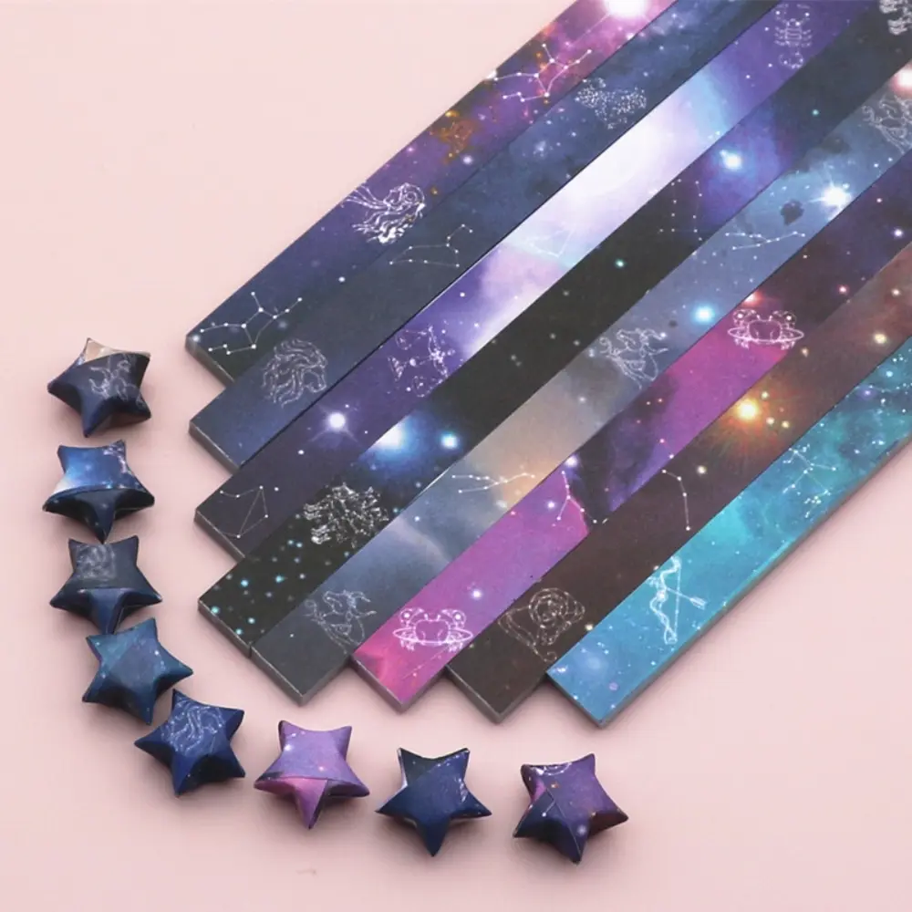540 Sheets Printed Star Origami Paper, Smooth Surface, Handmade Star Hanging Decorations, Gift Toppings, Perfect for DIY Projects, DIY Material, Art Supplies, Diy Handmade Craft
