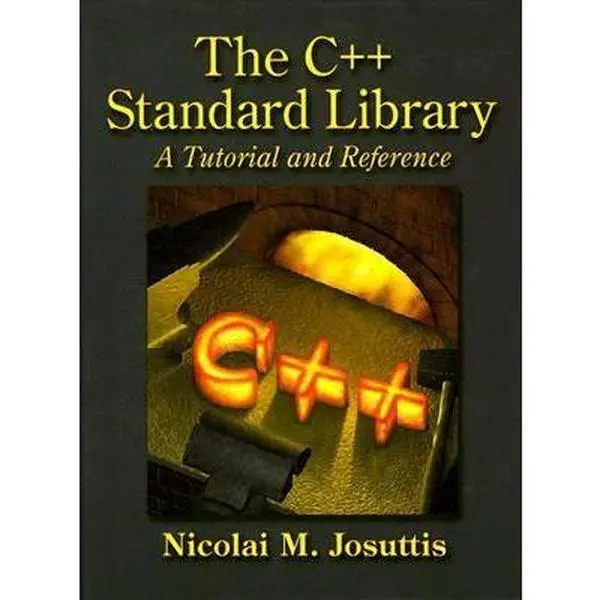 Used Hard Cover Book - The C++ Standard Library: A Tutorial and Reference by Nicolai M. Josuttis - English, for C++ Programmers, Learning Resource with Comprehensive Documentation & Practical Programming Details, Traps And Pitfalls