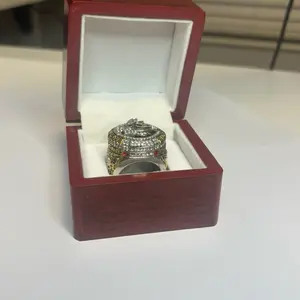 Championship Ring with Custom Case Championship Ring with Custom Case