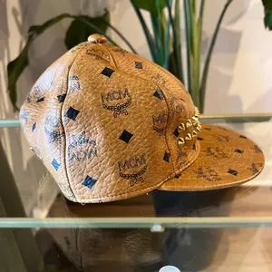 Pre-owned MCM Visetos Monogram Canvas Cap SZM