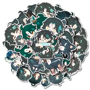 Sunsyea Genshin Impact Merch Fans Collection Role Stickers 50 Pieces Xiao