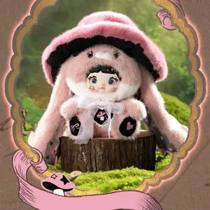 Nommi - Mushroom Hat 400% Plush Toy Doll ，Bunny Plush Dolls，Soft Furry Collectibles，