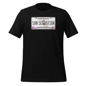 San Sebastián Puerto Rico License Plate Unisex T-Shirt