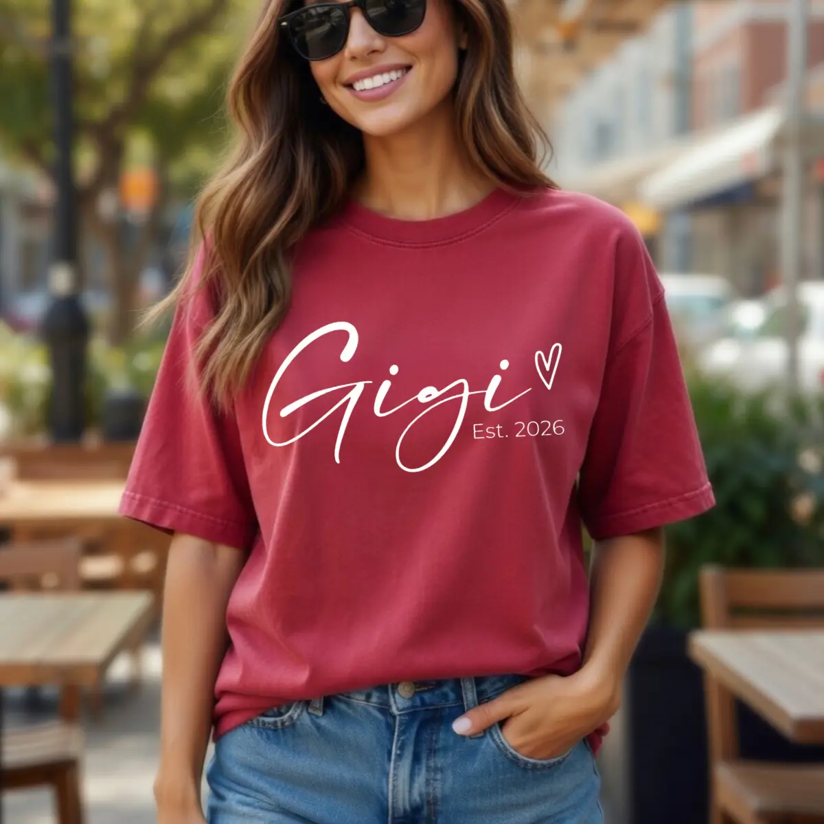 Gigi Est T-shirt, Mothers Day Gift For Grandma, New Nana Announcement, Granny Shirt, Gigi Gift, Mimi Shirt, Nonny Tee, Grammy Tee