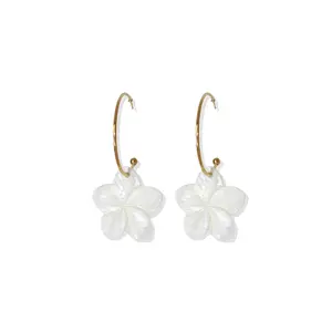 Pua Plumeria Hoops