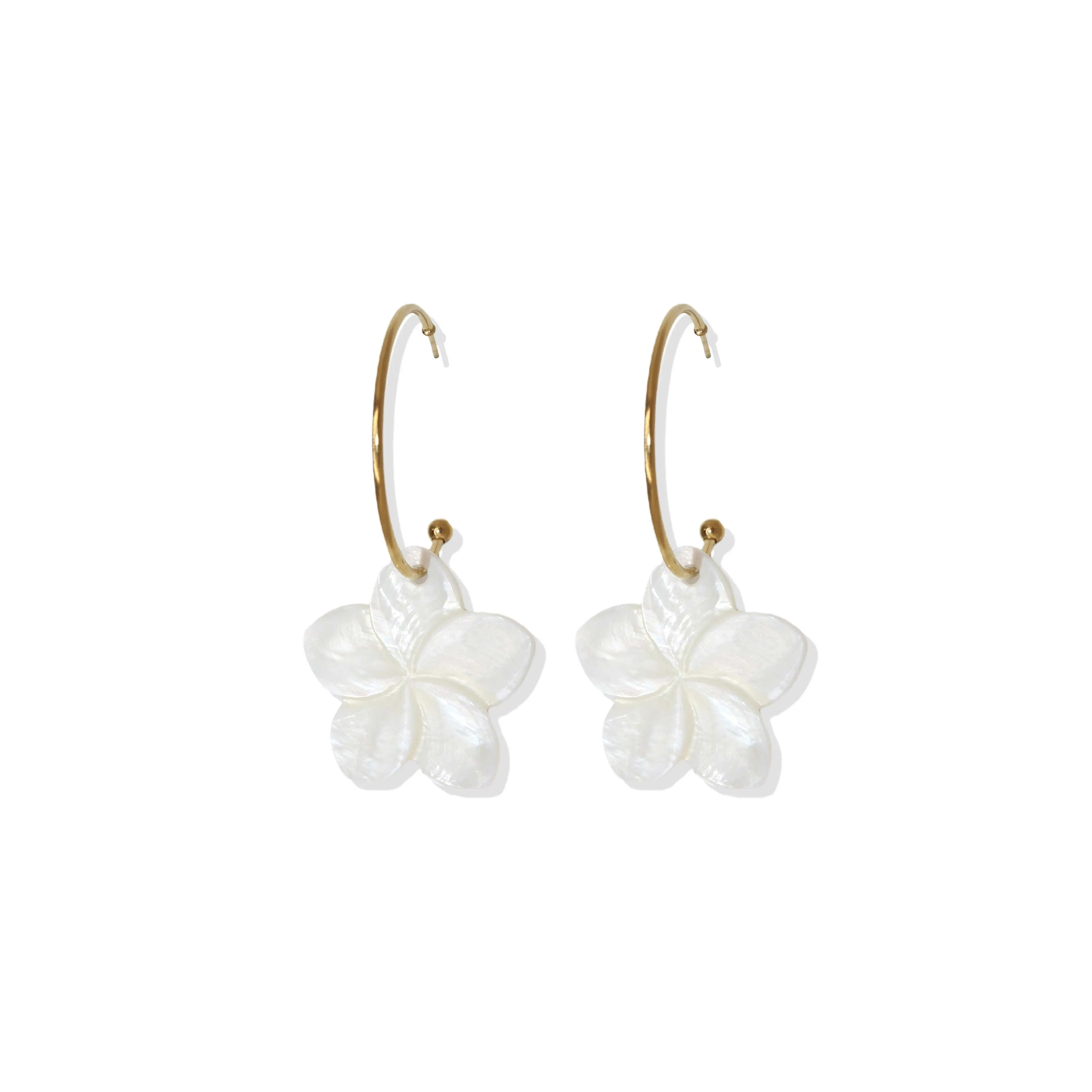 Pua Plumeria Hoops