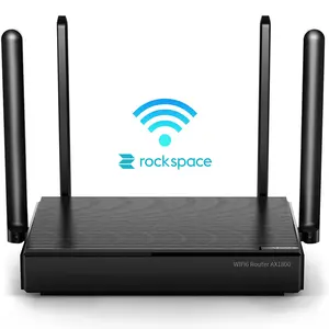 Rockspace WiFi Repeater - Dual Band WiFi Range Extender Signal Booster Signal Amplifier with WPS One-Button Setup, Ethernet Port, Access Point Mode, 360 Full Coverage for Gaming and Home Use