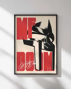 MF DOOM  Poster Sign
