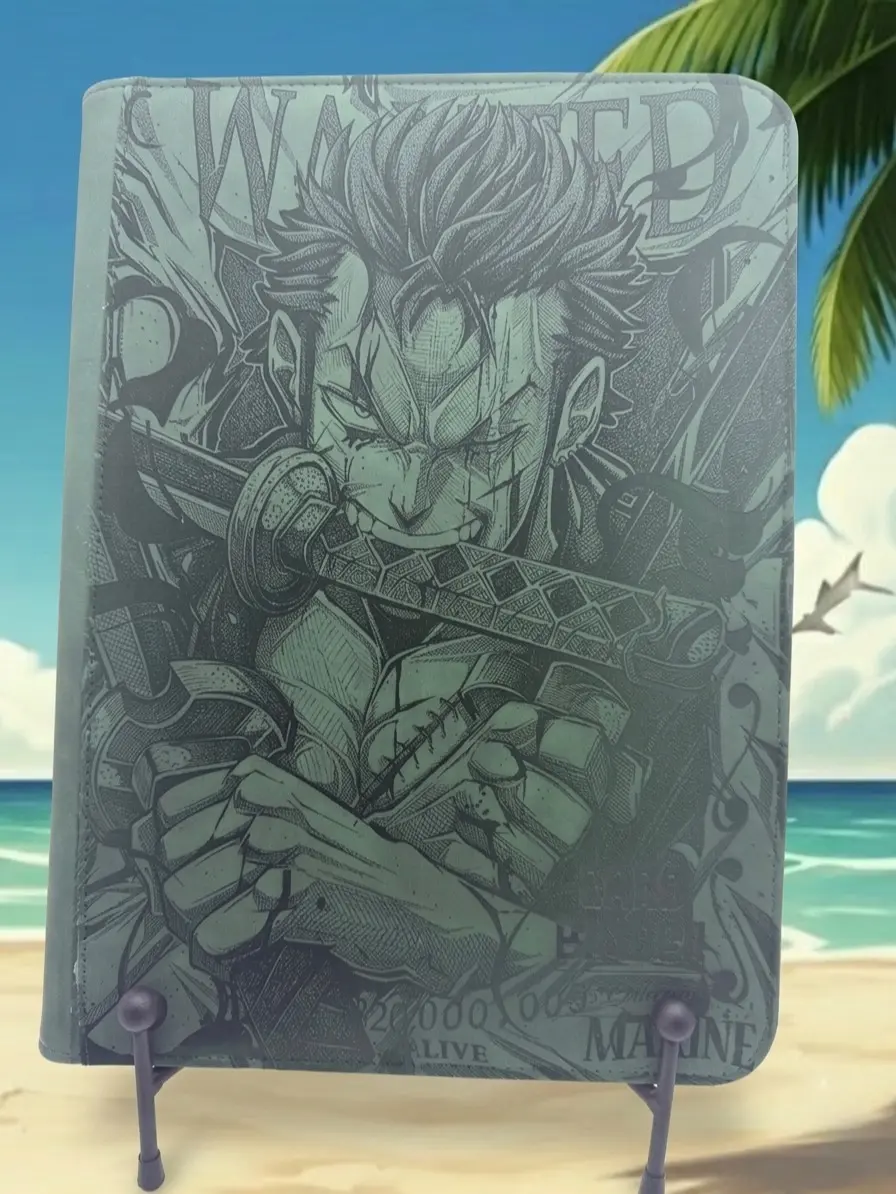 Zoro One Piece 9-Pocket Trading Card Binder - TikTok Shop