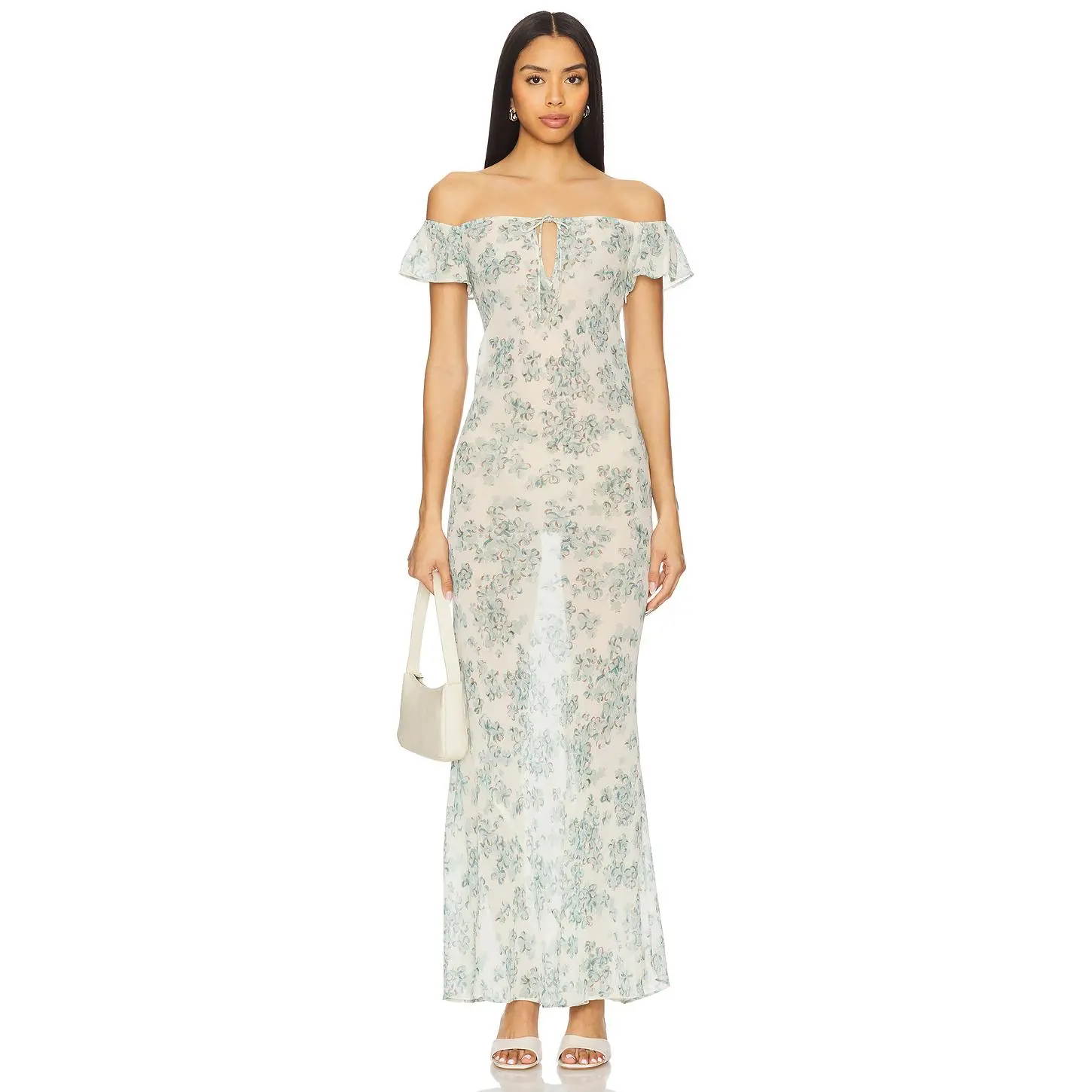 Stone Cold Fox x REVOLVE Camille Maxi Dress in Teal Floral - TikTok Shop