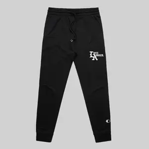 LOVE AMOUR_Black French Terry Sweatpants