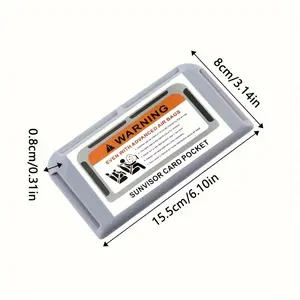 Durable Plastic Car Sun Visor Card Holder Multi Slot for Glasses Receipts ID Cards Hands-Free Driving Interior Accessory Adhesive Design for Car Dashboard