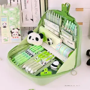 High-End 12-Layer Pencil Case, Cute Cartoon Stationery Bag for Elementary Students, Must-Have School Supplies, Multi-Compartment Storage