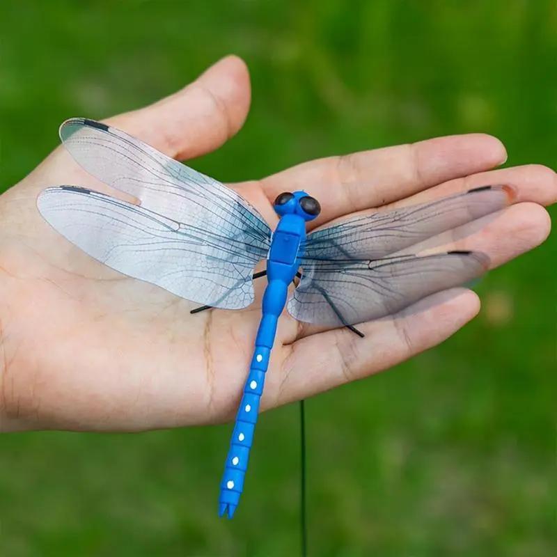 4/8/12 Pcs Dragonfly Insect Repellent Clips | 3D Realistic Dragonfly Hat Clip | Outdoor Bug Deterrent | Camping Fishing Garden Decor | Reusable & Safe | No Chemicals Needed