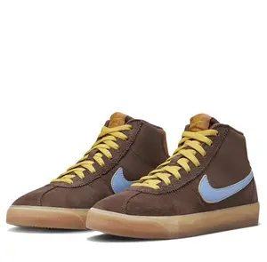 Why So Sad? x Nike SB Bruin series SB Bruin leather Mid non-slip wear-resistant lightweight high-top casual sneakers women's style
