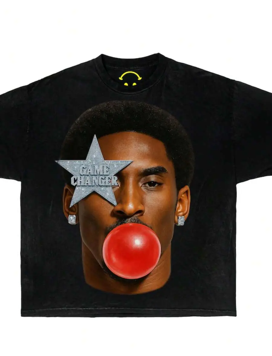 Bryant Bubble Gum Pop Streetwear Boxy Tee Shirt, Y2K Shirts, Opium Shirt, Graphic Shirts, Oversized Tees, Vintage Shirts, Basketball Shirts