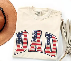 Comfortt Colorss American Dad USA Flag Shirt 2026, Patriotic Father’s Day Tee, 4th of Julyy Dad Shirt, USA 250 Freedom Tee Gift for Dad