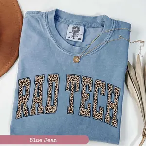 Comfort Colors Leopard Radiology Shirt, Gift for Radiologist Shirt, Radiology Tech tee, Radiology Technician Shirt, Rad Tech tshirt