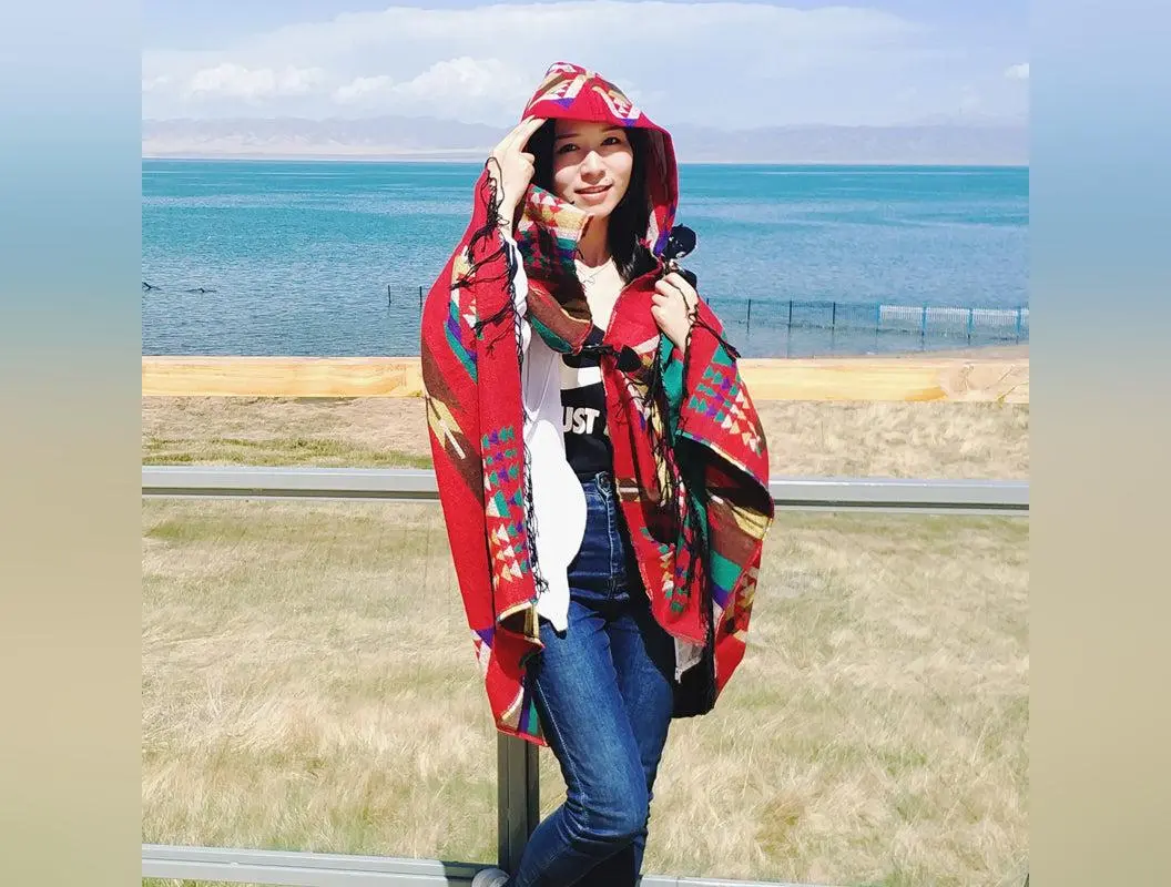 Fashion Pashmina Women  Scarf Shawl Reversible Cape Wraps Blanket Warm Poncho Fringe Hooded