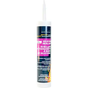 500?F RTV High Heat  Sealant Clear, -Made High Temperature Gasket Maker Adhesive - UV , Oil Resistant & Non-Corrosive