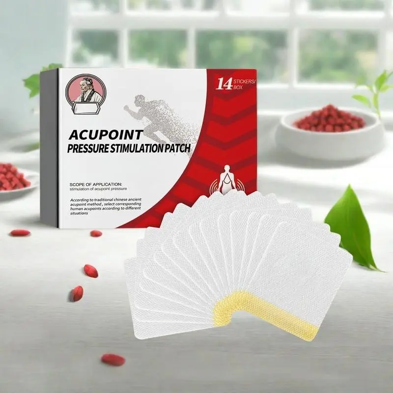 Acupoint Pressure Stimulation Patch Set - 1 Box Self-Adhesive Body Care Patches with Scientific Quality Ingredients for Blood Sugar Control, Relaxation, Stress Relief