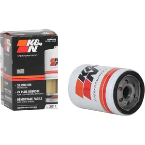 Premium Oil Filter: 20,000 Mile Engine Protection with Wrench Off Nut: Compatible with Select 2009-2022, For Ford (See Product Description for Select Models), HP-2011