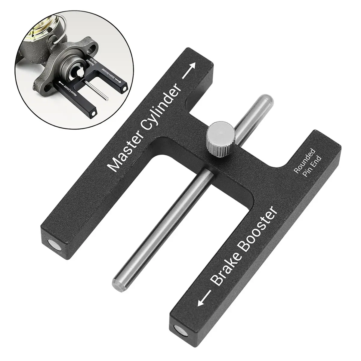Dazone Brake Booster Rod Adjustment Tool Master Cylinder Push Rod Power Depth Length Gauge