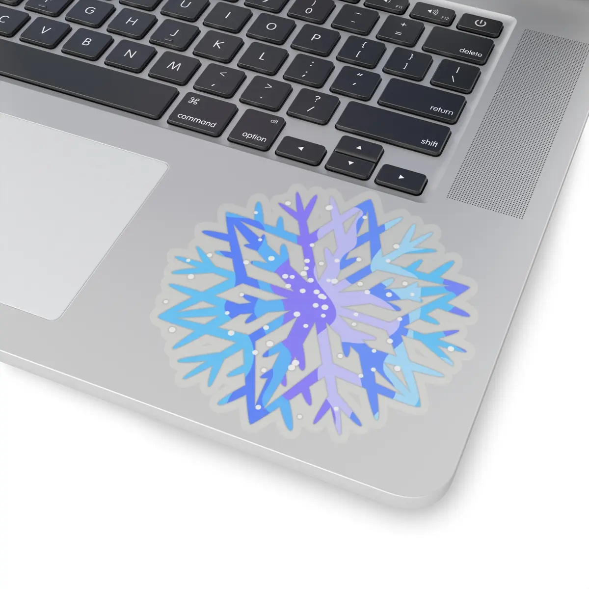 Frosted Snowflake Kiss-Cut Sticker Decor Decorative scrapbooking